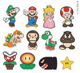 Diamond Painting Sticker Wall Sticker | Mario (12pcs) - Hibah-Diamond painting art studio