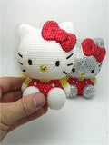 DIY 11cm Hello Kitty (with glue tools) - Hibah-Diamond painting art studio