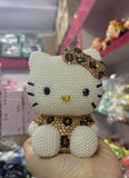 DIY 11cm Leopard Hello Kitty (with glue tools) - Hibah-Diamond painting art studio