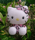 DIY 11cm Leopard Hello Kitty (with glue tools) - Hibah-Diamond painting art studio