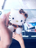 DIY 11cm Leopard Hello Kitty (with glue tools) - Hibah-Diamond painting art studio