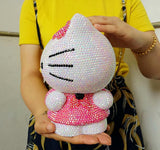 DIY 20cm Angel Hello Kitty (with glue tools) - Hibah-Diamond painting art studio