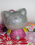 DIY 20cm Deep Pink Hello Kitty (with glue tools) - Hibah-Diamond painting art studio