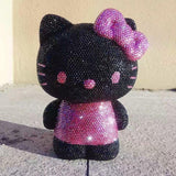 DIY 22cm Black clothes Hello Kitty (with glue tools)
