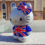 DIY 22cm British Hello Kitty (with glue tools) - Hibah-Diamond painting art studio