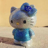 DIY 22cm Sailor suit Hello Kitty (with glue tools) - Hibah-Diamond painting art studio