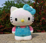 DIY 22cm Standing Hello Kitty (with glue tools) - Hibah-Diamond painting art studio