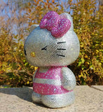DIY 22cm Swimsuit Hello Kitty (with glue tools) - Hibah-Diamond painting art studio