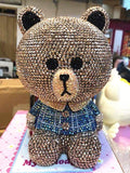 DIY brown bear and Cony rabbit  (with glue tools) - Hibah-Diamond painting art studio