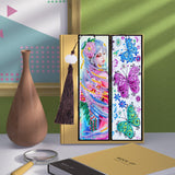 DIY Diamond Painting Bookmark | Butterfly and fairy - Hibah-Diamond painting art studio