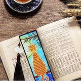 DIY Diamond Painting Bookmark | Cat's back view - Hibah-Diamond painting art studio