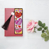 DIY Diamond Painting Bookmark | Heart - Hibah-Diamond painting art studio