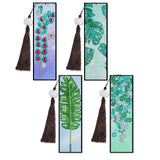 DIY Diamond Painting Bookmark | Leaves Combination Bookmark - Hibah-Diamond painting art studio