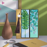 DIY Diamond Painting Bookmark | Leaves Combination Bookmark - Hibah-Diamond painting art studio