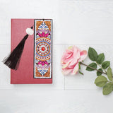 DIY Diamond Painting Bookmark | Mandala Flower - Hibah-Diamond painting art studio