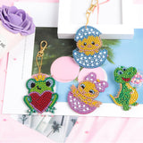 DIY Diamond Painting keychain | Animal - Hibah-Diamond painting art studio