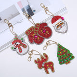 DIY Diamond Painting Keychain - Christmas series