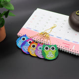 DIY Diamond Painting keychain - Owls