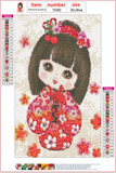 Full Diamond Painting kit - Japanese Muppet Girl