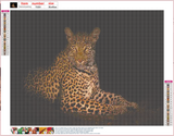 Full Diamond Painting kit - Leopard