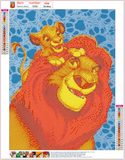 Full Diamond Painting kit - The lion king