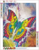 Full Diamond Painting kit - Butterfly