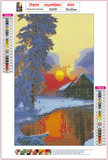 Full Diamond Painting kit - Winter scenery