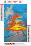 Full Diamond Painting kit - Fire cloud