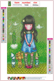 Full Diamond Painting kit - Gorjuss girl - Learning To Be Brave