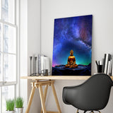 Full Diamond Painting kit - Buddha under the beautiful starry sky