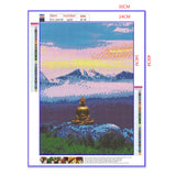 Full Diamond Painting kit - Buddha on the mountain