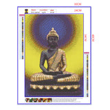 Full Diamond Painting kit - Buddha under the blue moon