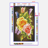 Full Diamond Painting kit - Glowing peony