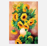 Full Diamond Painting kit - Sunflower flower