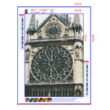 Full Diamond Painting kit - Carved architecture of Notre Dame de Paris
