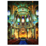 Full Diamond Painting kit - Interior view of Cath¨¦drale Notre Dame de Paris