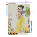 Full Diamond Painting kit - Snow White (16x20inch)