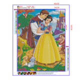 Full Diamond Painting kit - Snow White and her prince (16x20inch)