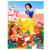 Full Diamond Painting kit - Snow White and the 7 Dwarfs (16x20inch)