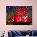 Full Diamond Painting kit - Celebrate on a sailing boat