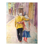 Full Diamond Painting kit - The old couple who love each other