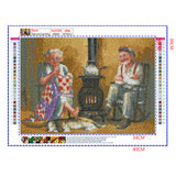 Full Diamond Painting kit - Happy time for old couple