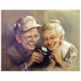 Full Diamond Painting kit - Old couple in love