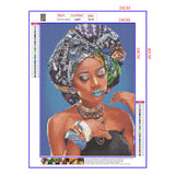 Full Diamond Painting kit - African woman