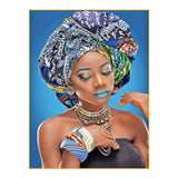 Full Diamond Painting kit - African woman