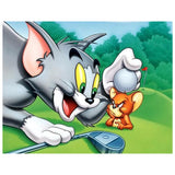 Full Diamond Painting kit - Cat and mouse