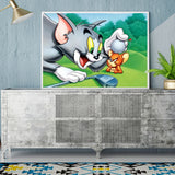 Full Diamond Painting kit - Cat and mouse