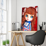 Full Diamond Painting kit - Girl doll