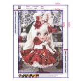 Full Diamond Painting kit - Girl doll