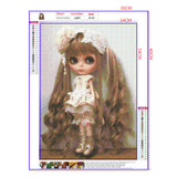 Full Diamond Painting kit - Girl doll